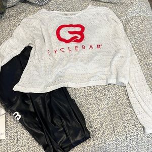 Cyclebar X Beyond Yoga crop Top